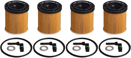 Vista 9 de Filtros de aceite con juntas tóricas y juntas de tapón de drenaje 26320-3N000 Compatibles con Genesis G80 GV80 3.5L 2021-2023/GV70 3.5L