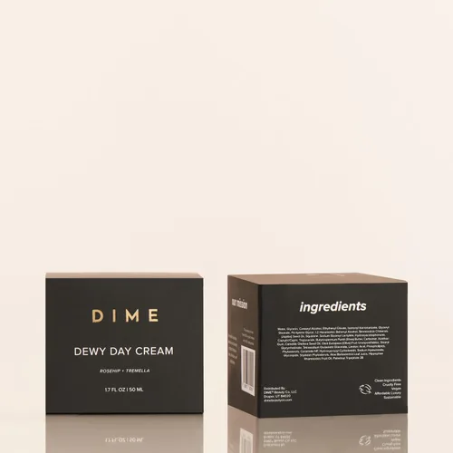 Vista 8 de DIME Beauty Dewy Day Cream - Crema hidratante facial antienvejecimiento con aceite de rosa mosqueta, ceramidas y hongos de nieve para pieles secas