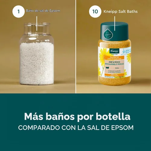 Vista 4 de Kneipp - Sales minerales de baño, 17.63 onzas