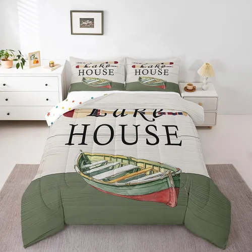 Vista 53 de Erosebridal American Flag Twin Comforter Set Army Green Camo Bedding Set for Kids Boys Girls Bear Claw Hunting Theme Bed Set Camoflage Camping