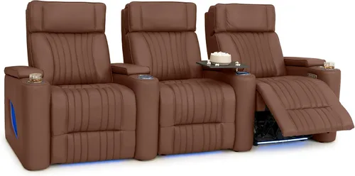 Vista 23 de Seatcraft Valore Asiento de cine en casa Tabaco Sillón Individual