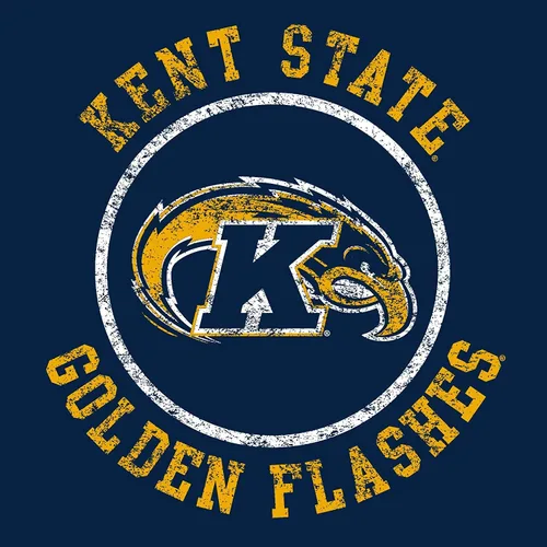 Vista 2 de NCAA - Camiseta para mujer, diseño de círculo envejecido, color del equipo, universidad