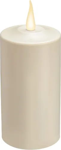 Vista 5 de Xodus Innovations FPC1584 - Vela de pilar resistente a la intemperie sin llama para interiores y exteriores, de 4 pulgadas, funciona