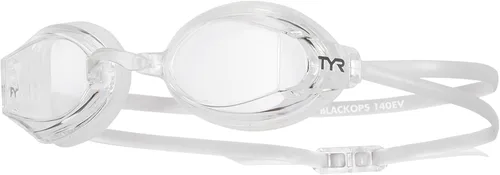 Vista 10 de TYR Gafas de natación para adultos Black Ops 140 EV Reducción de arrastre de perfil bajo Vista periférica de 140 grados Juntas de silicona