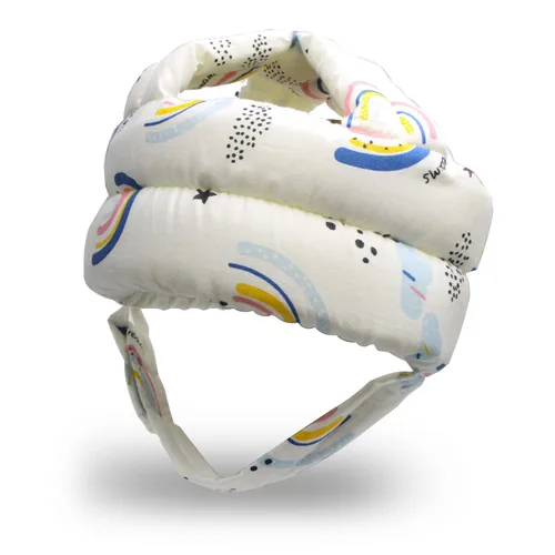 Vista 25 de Protector de cabeza de bebé, casco de bebé para gatear, caminar, sin golpes, cabeza de seguridad, gorra protectora ajustable para caminar, jugar