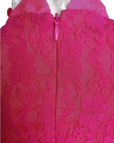 Vista 5 de Disfraz de princesa rosa para niñas y niños con accesorios varitas mágicas, collares, coronas y guantes