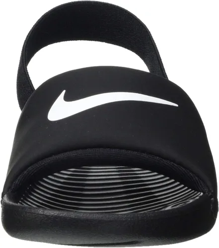 Vista 2 de Nike Zapatos Kawa Slide para bebés y niñas NegroNegroRosa Vivo