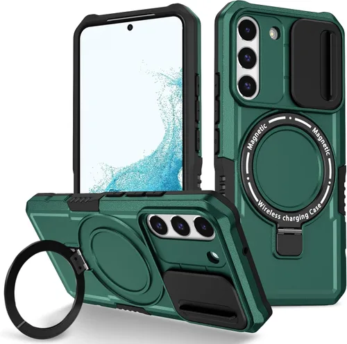 Vista 69 de Funda magnética para Samsung Galaxy Note 20 Ultra, soporte para teléfono, funda protectora mate a prueba de golpes, funda protectora para teléfono