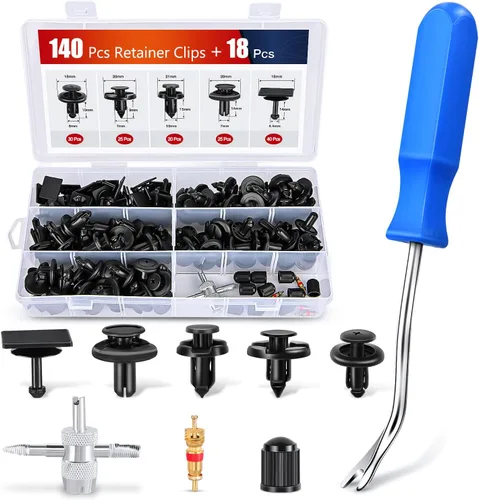 Vista 12 de Nilight 1001 clips universales para automóvil, mezclados, parachoques de automóvil, protector de panel de puerta, cubierta de motor, retenedor
