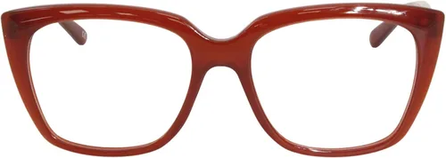 Vista 2 de Balenciaga BB0062O 004 Gafas Mujer Rojo Borde Completo Marco Óptico 2087in