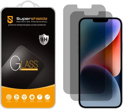 Vista 12 de Supershieldz (Juego de 2) (Privacidad) Protector de pantalla anti espía diseñado para iPhone Air (16.5 cm), de vidrio templado, antiarañazos, sin