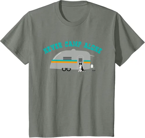 Vista 36 de Border Collie Gifts - Camiseta divertida de viaje para caravana, Azul / Patchwork, S