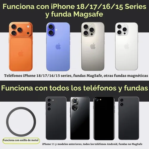 Vista 7 de Soporte magnético para teléfono Tesla Cybertruck 2024-2026