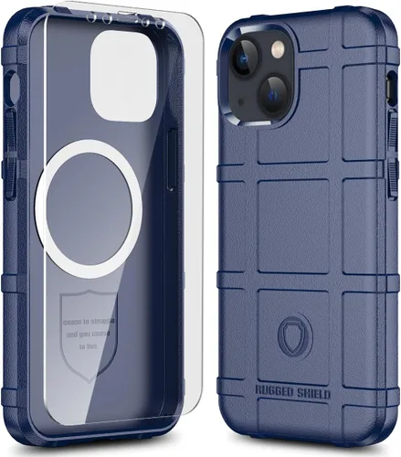Vista 43 de Funda para iPhone 13, Rugged Shield 8 pies a prueba de caídas TPU Armadura gruesa Funda protectora táctica compatible con iPhone 13 (6.1 pulgadas)