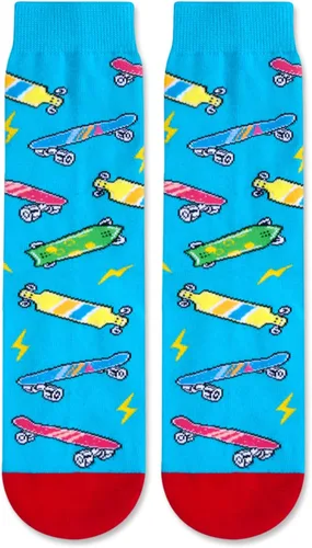 Vista 5 de Zmart Regalos divertidos para volar, correr, softbol, voleibol, patineta, calcetines de piloto