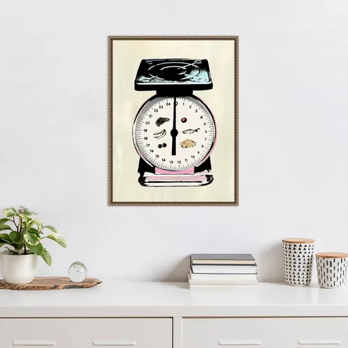 Vista 5 de Amanti Art Lienzo enmarcado para pared, 24 x 18 pulgadas, aparato de cocina retro II por Annie Warren, lienzo enmarcado para pared, obras de arte