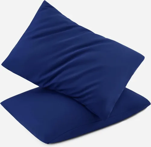 Vista 21 de TILLYOU Paquete de 2 fundas de almohada para niños pequeños con cierre de sobre, 13" x 18" de microfibra sedosa y suave, fundas de almohada de viaje