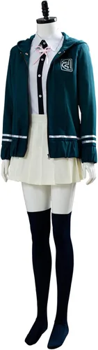Vista 2 de UU-Style Super Danganronpa Chiaki Nanami Disfraz de uniforme de escuela secundaria