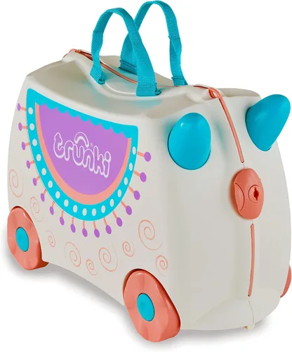 Vista 9 de Trunki Original Maleta para Niños con Ruedas para Montar y Equipaje de Mano Harley (rojo)