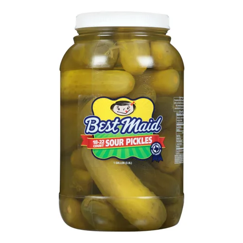 Vista 2 de Best Maid Pepinillos Agrios 1 Gal 18-22 unidades (1 Paquete)