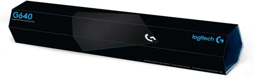 Vista 6 de Logitech G640 - Alfombrilla de mouse para juegos de tela, fricción superficial moderada, textura de superficie consistente, estable, enrollable