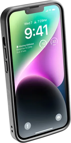 Vista 3 de Interphone, QUIKLOX - Funda para teléfono móvil iPhone 14 para motocicleta, bicicleta y automóvil, funda rígida universal impermeable con protección