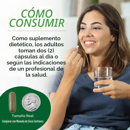Vista 3 de Best Naturals Graviola Cápsulas Annona Muricata, 600 mg, 120