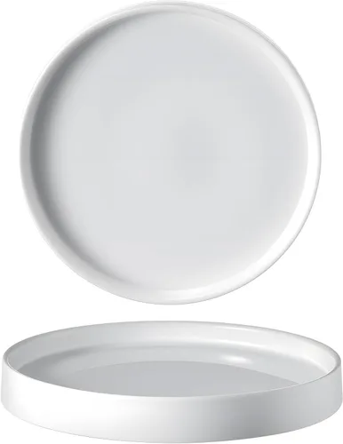 Vista 10 de Platillo de cerámica para plantas de 12.5 pulgadas, 1 unidad, color blanco