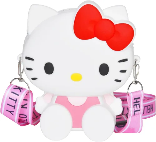 Vista 7 de Kawaii Crossbody Handbag with Adjustable Shoulder Strap, Zipper Cute Mini Anime Coin Wallet