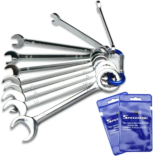 Vista 11 de SPEEDWOX Juego de llaves pequeñas de 4 mm-11 mm y 5/32 "-7/16" juego