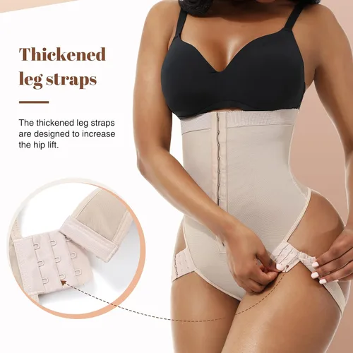 Vista 5 de FeelinGril Shapewear for Women Tummy Control Fajas Colombianas Thong Bodysuit