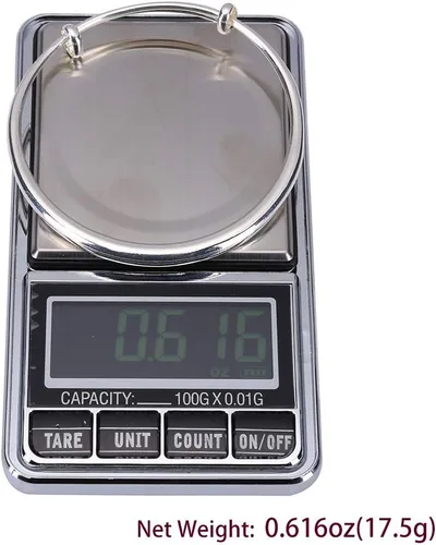 Vista 5 de 1 brazalete de plata de ley 925 sólida para mujer