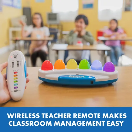 Vista 4 de Educational Insights Eggspert inalámbrico 2.4 GHz, juega juegos de aula, imprescindibles para profesores, grados 1+