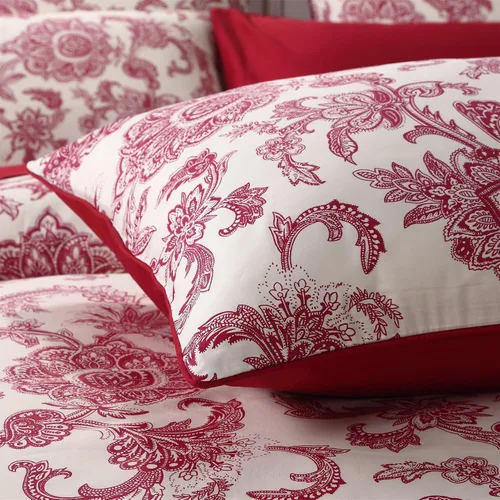 Vista 43 de ABREEZE Juego de funda de edredón tamaño individual con cierre de botón, 100% algodón egipcio, juego de ropa de cama floral de granja, color rosa, 3
