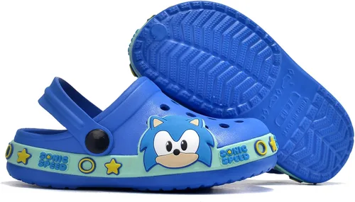 Vista 2 de Zuecos para niños y niñas, bonitos zapatos de agua de jardín para niños pequeños y niños pequeños, sandalias para la ducha antideslizantes