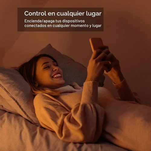 Vista 4 de Enchufe inteligente Onvis Matter Over Thread, Mini Enchufe inteligente, Funciona con Apple Home, Alexa y Google Home, 15A/1800W (1 paquete)