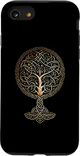 Vista 13 de Funda con nudo celta con símbolo vikingo nórdico para iPhone 15