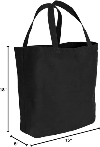 Vista 3 de Rothco Bolsa de lona de camuflaje y sólido, bolsa de comestibles reutilizable para el trabajo y más Reusable Durable Cotton Canvas, 22L Capacity