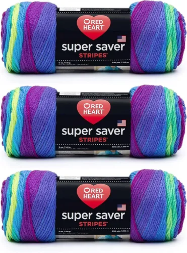 Vista 85 de Red Heart Hilo Super Saver, paquete de 3, camuflaje, 3