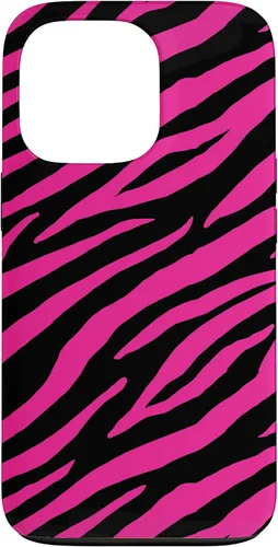 Vista 10 de Pink Black Zebra Stripes Pattern Design Women Girls Case for iPhone 17