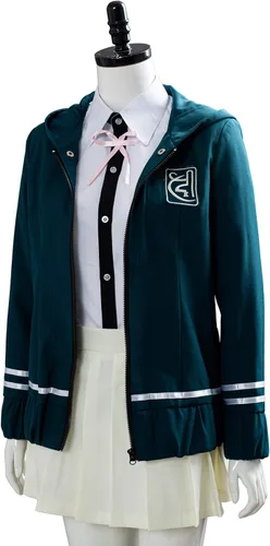 Vista 6 de UU-Style Super Danganronpa Chiaki Nanami Disfraz de uniforme de escuela secundaria