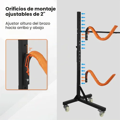 Vista 3 de Freestanding Kayak Storage Rack 2 Kayaks/4 Kayaks