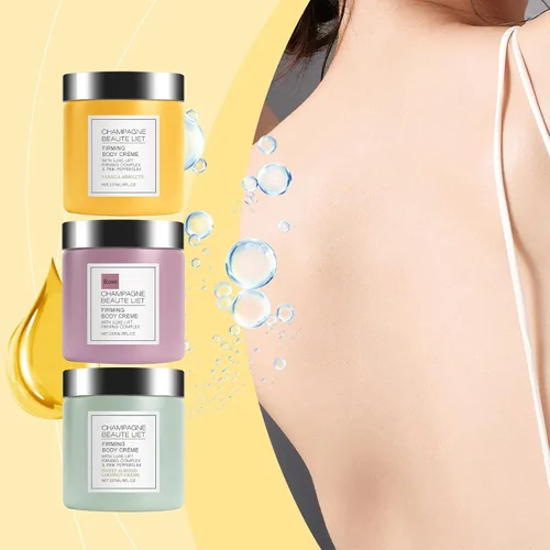 Vista 9 de Champagne Lift - Crema corporal reafirmante, Champagne Lift Body Creme Anti-Envejecimiento de la Piel con Fórmula Lifting Hidrata la piel seca
