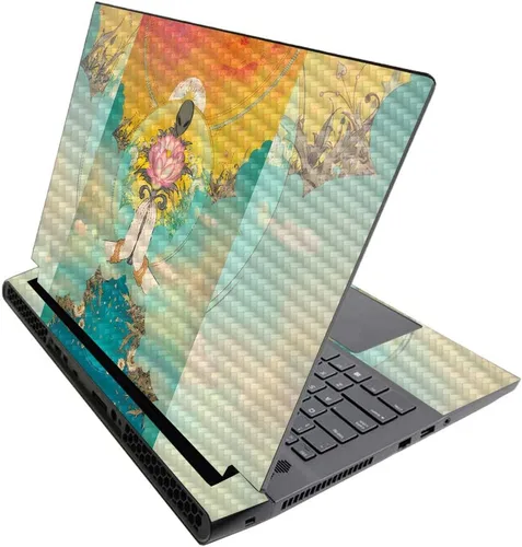 Vista 157 de MightySkins - Skin brillante con purpurina para Alienware M17 R3 (2020) y M17 R4 (2021) - Diversión de los años 90 Acabado duradero con purpurina