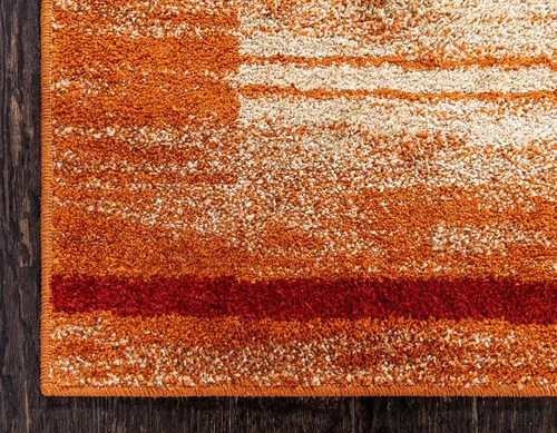 Vista 8 de Unique Loom - Colchón de la colección otoño de diseño abstracto, informal, moderno y contemporáneo, rectangular de 2 x 3 pies, diseño rústico