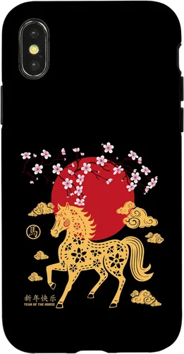 Vista 5 de Chinese New Year 2026 Year of The Fire Horse Zodiac Sign Case for iPhone 17