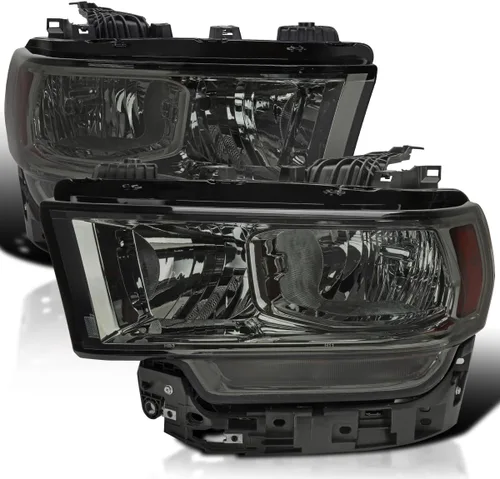 Vista 8 de SPEC-D TUNING Faros delanteros negros compatibles con Ram 2500, 3500 2019-2024, par izquierdo + derecho