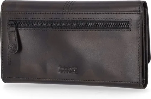Vista 32 de Timberland - Cartera de piel con solapa RFID para mujer, Rojo, talla única