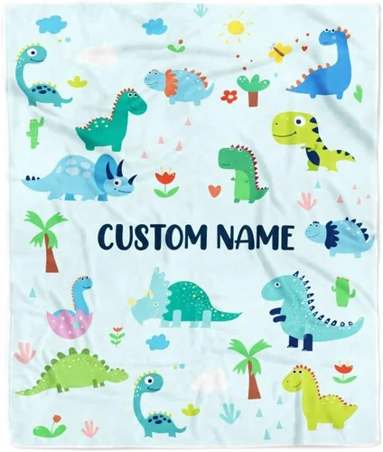 Vista 24 de Manta personalizada con nombre de tortuga para bebé, niño, niña, mar, recién nacido, hijo, hija, nieta, sobrina, cumpleaños, Navidad, manta de forro