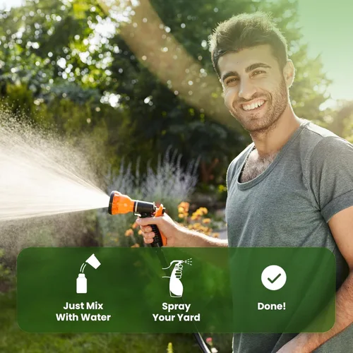 Vista 9 de Nature's Defender - Concentrado de césped y jardín, control de plagas totalmente natural para espacios al aire libre, fabricado con aceite de madera